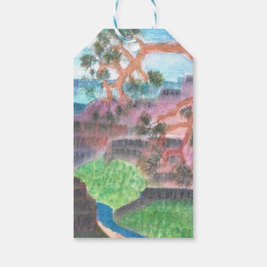 Gnome Geschenkanhänger (Rückseite)