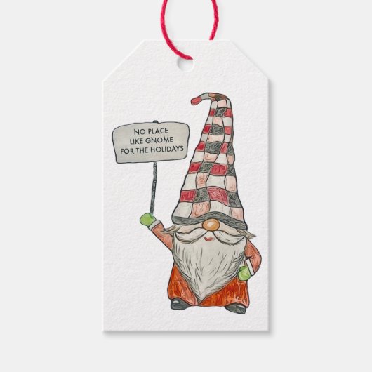 Gnome geschenkanhänger (Vorderseite)