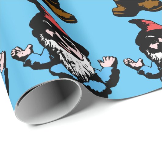 Gnome Geschenkpapier (Rolleneckpunkt)