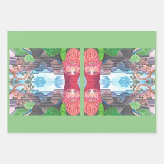 Gnome Geschenkpapier Set (Vorderseite 2)