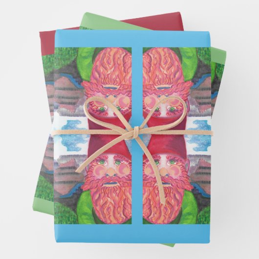 Gnome Geschenkpapier Set (Beispiel)