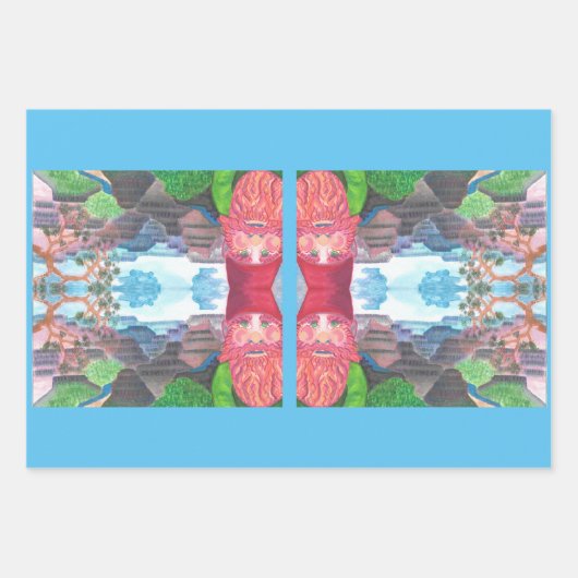 Gnome Geschenkpapier Set (Vorderseite)