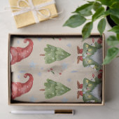 Gnome Geschenkpapier Wrapping Tissue Beige Wasserf Seidenpapier (Geschenk)