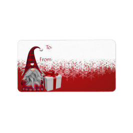 Gnome Gift Tags Adressaufkleber