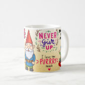 GNOME Glitter Funky Tasse, für Gnome-Fans, Kaffeetasse (VorderseiteRechts)