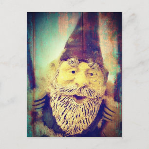 Gnome Grunge Postkarte