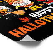 Gnome Hallothanksmas Halloween Erntedank Christ Poster (Ecke)