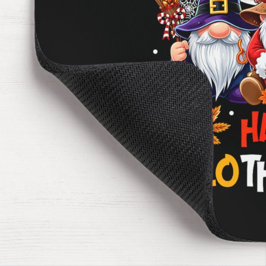 Gnome Hallothanksmas Halloween Thanksgiving Christ Mousepad (Ecke)
