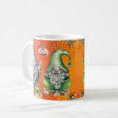 Gnome Halloween-Tasse Kaffeetasse (Vorderseite Links)