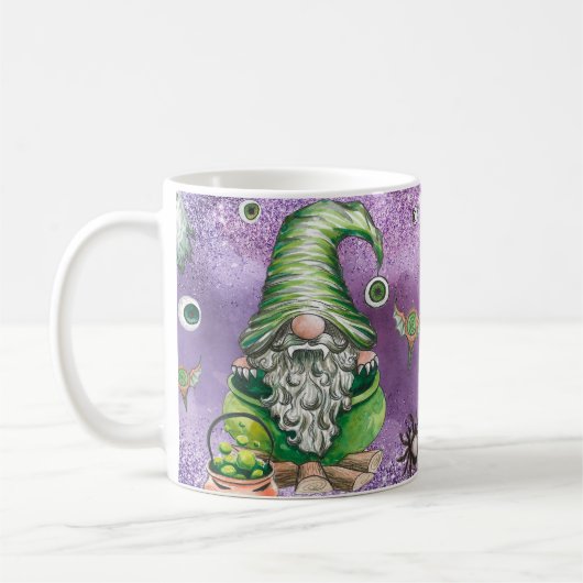 Gnome Halloween-Tasse Kaffeetasse (Links)