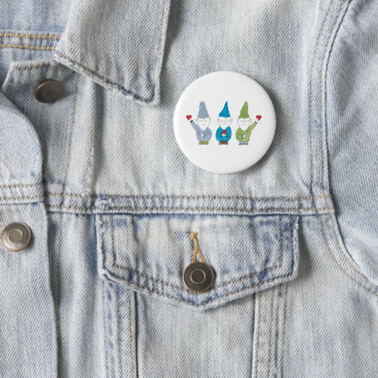 Gnome halten Herzen Button (Beispiel)