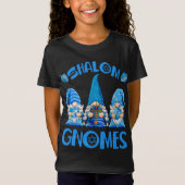 Gnome Hanukkah Funny Jewish Shalom Gnomes Chanukah T-Shirt (Vorderseite)