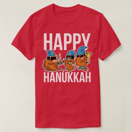 Gnome Hanukkah T-Shirt (Design vorne)