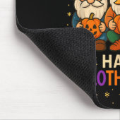 Gnome Happy Hallothanksmas Shirt Erntedank Xmas Mousepad (Ecke)