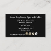 Gnome Heimat Bäckerei Konditorei Backwaren und Lec Visitenkarte (Rückseite)