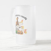 Gnome Here for Boos Mattglas Bierglas (Vorderseite Links)