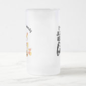 Gnome Here for Boos Mattglas Bierglas (Mittel)