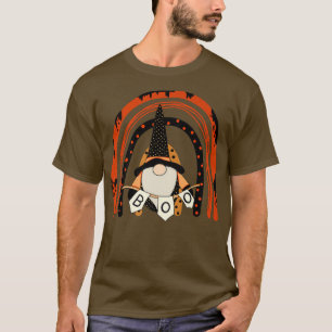 Gnome Hexenhaur Halloween Kostüm Pumpkin Herbst  T-Shirt