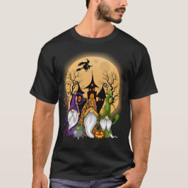 Gnome Hexenkürbis Pumkin Herbstferien T-Shirt