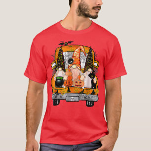 Gnome Hexenkürbis Pumkin Herbstferien T-Shirt