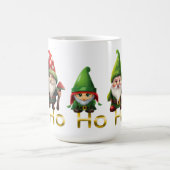 Gnome Ho Ho Ho Weihnachten Kaffeetasse (Mittel)