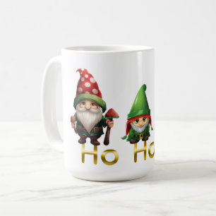 Gnome Ho Ho Ho Weihnachten Kaffeetasse