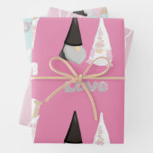 Gnome-Hochzeit Geschenkpapier Set (Beispiel)