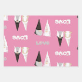 Gnome-Hochzeit Geschenkpapier Set (Vorderseite)