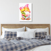 Gnome holding a tulip  leinwanddruck (Insitu (Schlafzimmer))