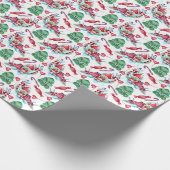 Gnome Holiday Josh Weihnachtswrapping Paper Geschenkpapier (Ecke)