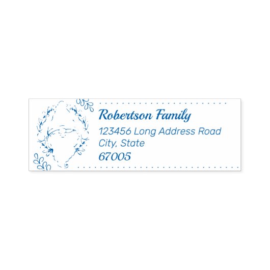 Gnome Holiday Mailadresse Familienname Permastempel (Design)