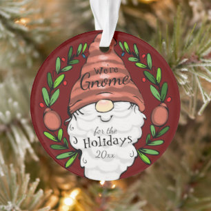 Gnome Holiday Personalisierte Nachricht Ornament