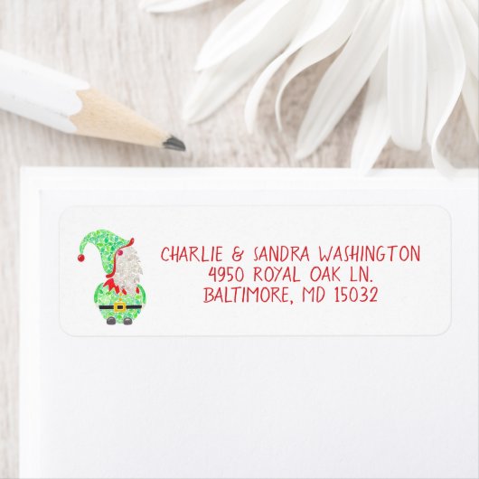 Gnome Holiday Rücksendeadresse (Insitu)