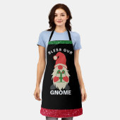 Gnome Holidays Schürze - Weihnachtssegnen Persönli (Getragen)