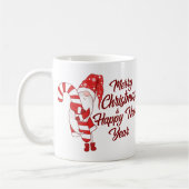Gnome Hugging Candy Cane Holiday Kaffeetasse (Links)