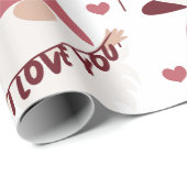 Gnome I Liebe Sie Packpapier (Rolleneckpunkt)