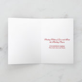 Gnome Ice Fishing Feiertagskarte (Innenseite)