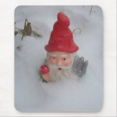 Gnome im Schnee Mousepad (Vorne)