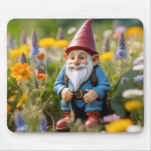 Gnome im Sommergarten Mousepad (Vorne)
