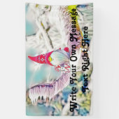 Gnome in der Schneewasserfarbe Banner (Vertikal)
