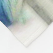 Gnome in der Schneewasserfarbe Fleecedecke (Ecke)