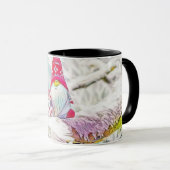 Gnome in der Schneewasserfarbe Tasse (VorderseiteRechts)