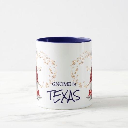 Gnome in der Texas Star Swirl Tasse (Zentrum)