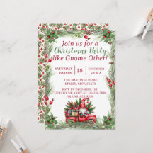 Gnome in einem Vintagen Weihnachtsbaum von Red Tru