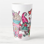 Gnome in Liebe mit  Milchtasse (Vorderseite)