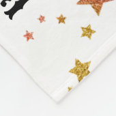 Gnome in love with rainbow heart fleecedecke (Ecke)