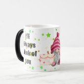 Gnome in love with rainbow heart verwandlungstasse (Vorderseite Links)