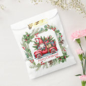 Gnome in rotem LKW gefüllt mit Geschenken Geschenktütchen (Versiegelt)