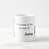 Gnome in Sternen und Streifen Bekleidung Kaffeetasse (Mittel)