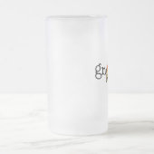 Gnome-Junge Mattglas Bierglas (Mittel)